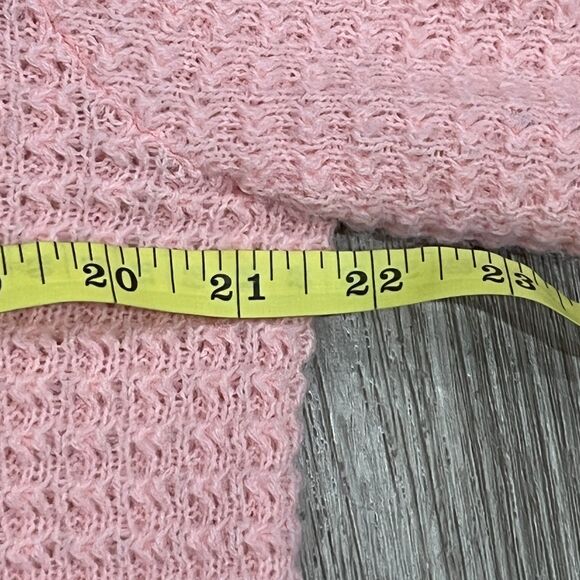 Vintage 60's 70's Rosalee Pink Knitted Cardigan With flowers - Picture 4 of 5